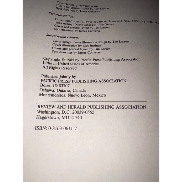 The Message Of Revelation: God Cares Volume Two C. Mervyn Maxwell Hardcover Book - Picture 10 of 14